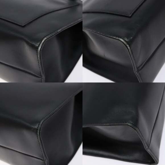 GUCCI Shoulder Bag Leather Black Gold 002 1998 002 1998 - Picture 10 of 12